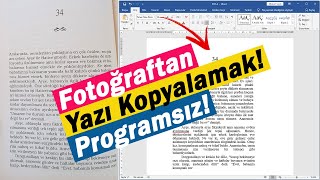 Fotoğraftan Yazı Kopyalamak  Fotoğraftaki Yazıyı Metne Çevirme  Programsız [upl. by Penelopa]