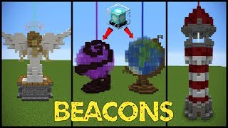 11 Minecraft Beacon Designs [upl. by Garlan]