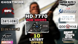 HD 7770 In Mid 2022  10 Latest Games Tested  AMD HD 7770 In 2022 [upl. by Ayahc]