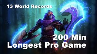 200 Min Longest Pro Game  Cloud9 vs SFZ Dota 2 [upl. by Etac785]