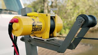 Grunter Boat Trailer Winch  Product Demo [upl. by Haswell]