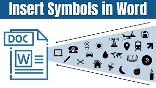 How to Insert a Symbol in MS Word [upl. by Clava]