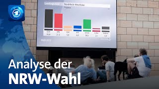 Analyse der Ergebnisse der Landtagswahl in NRW und Folgen für den Bund [upl. by Borrell]