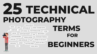 25 Technical Photography Terms Every Beginner Must Know [upl. by Levesque]