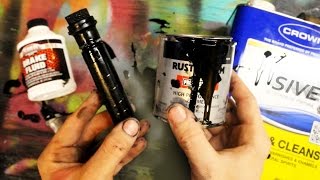 How To Make Graffiti Paint And Homemade Mop Tutorial [upl. by Ycul]