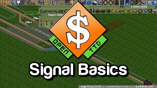 OpenTTD Tutorial Signal Basics [upl. by Terencio85]