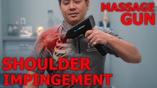 How To Use A Massage Gun For SHOULDER PAIN  Physical Therapist Teaches [upl. by Harp]