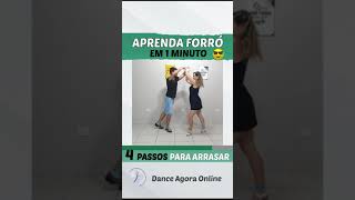 APRENDA DANÇAR FORRÓ EM 1 MINUTO  4 PASSOS SIMPLES PARA ARRASAR [upl. by Tali345]