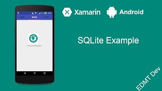 Xamarin Android Tutorial  SQLite [upl. by Alle]