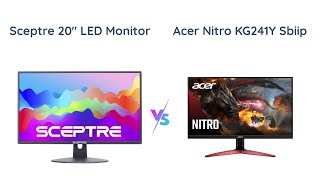 Sceptre vs Acer Gaming Monitors Comparison [upl. by Abby]