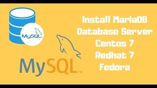 How to Install and Configure MariaDB Database Server in Centos  Red Hat  Fedora [upl. by Jobye]