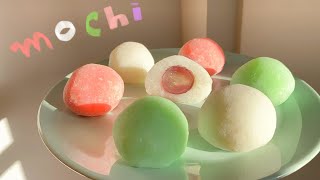 How to Make Mochi Without Glutinous Rice  Mochi Recipe With GlutenFree Rice Flour 🍡 [upl. by Initof]