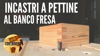 INCASTRI a PETTINE al banco fresa  Dime e JIG 1 [upl. by Mellisent]