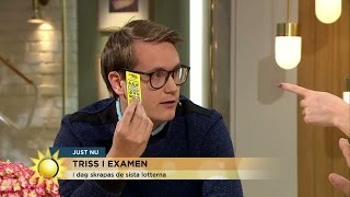 Historiskt Trissskrap i tv quotBlev INGEN vinstquot  Nyhetsmorgon TV4 [upl. by Anel829]