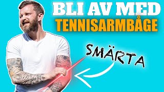 Tennisarmbåge  3 Enkla Övningar Som Funkar [upl. by Nortad894]