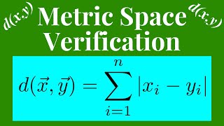 Metric Space Verification  Problem 1 of 3  Introduction to Real Analysis [upl. by Albric]