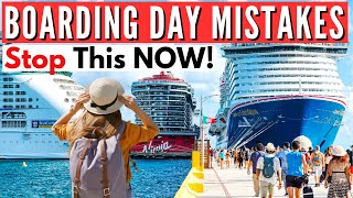 30 Cruise Embarkation Mistakes You MUST Avoid [upl. by Niai]