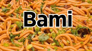 Recipe How To Make Bami Spaghetti Surinamese Style  CWF [upl. by Vanna]