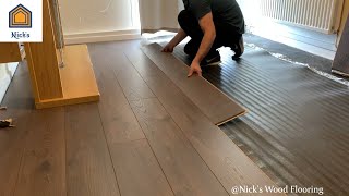 How To Install Laminate Flooring For Beginners [upl. by Neela]