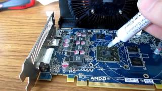 Radeon HD 7770 Thermal Past Replacement [upl. by Frere]