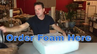 Replace the foam in your seat cushions fast and easy [upl. by Ardnaek]