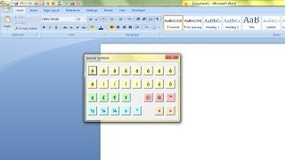 How To Create Your Own Commonly Used Symbols Panel In Microsoft Word [upl. by Ayrad]