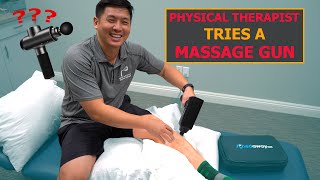 Do Massage Guns Really Help  Physical Therapist Reviews Achedaway Massage Gun [upl. by Rubi700]