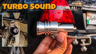 TURBO SOUND Whistle Effect For Car Exhaust  Techno Khan [upl. by Ingeberg429]