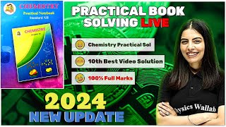 12th Chemistry Practical Book Answers  Chemistry Practical Class 12th HSC [upl. by Bradski]