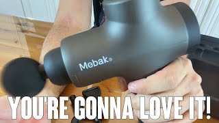 Mebak 3  Massage Gun Deep Tissue Percussion Muscle Massager for Pain Relief [upl. by Fronniah]