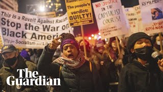 Protests erupt across US over Kyle Rittenhouse verdict [upl. by Collier]