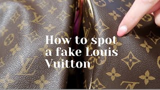 How to spot a fake Louis Vuitton [upl. by Seuqcaj]