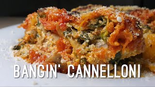 Spinach ricotta cheese Cannelloni pasta recipe [upl. by Sinnek604]