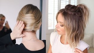 15 Easy Hairstyles for Short Hair Youd Love to Try [upl. by Llyrpa]