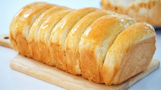 Soft And Fluffy Cream Cheese Loaf Bread [upl. by Saraiya]