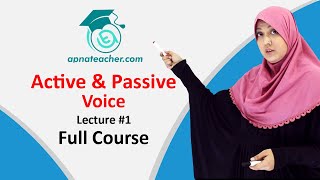 Lecture 1 Active amp Passive Voice  Basic Concepts  English Grammar [upl. by Yerocaj]