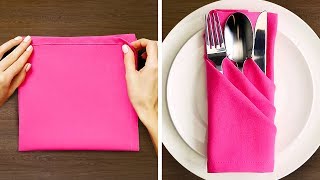 27 NAPKIN FOLD IDEAS [upl. by Corena]