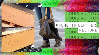 Louis Vuitton How to remove spots and stains from Vachetta Leather [upl. by Downall608]