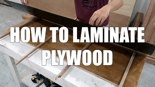 How To Laminate Plywood  Beginners Guide [upl. by Andriana]