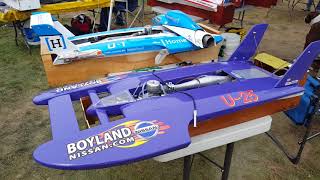 Scale RC Hydroplane Racing Pit Tour RC Unlimiteds Diamond Cup [upl. by Nnahgem]