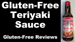 Gluten Free Kikoman Teriyaki Sauce  Review [upl. by Ingamar]