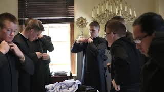 Cassock Ceremony 2020  St Thomas Aquinas Seminary Virginia [upl. by Graniah]