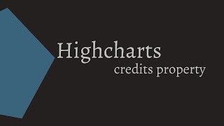 Highcharts  Credits [upl. by Oznohpla]