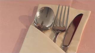 How To Do Paper Napkin Folding [upl. by Yasdnyl]