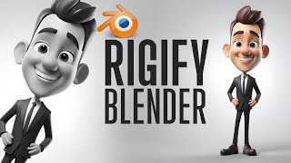 Rigify blender  Blender Tutorial [upl. by Bayer817]