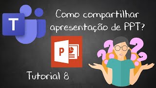 Microsoft Teams compartilhando apresentação [upl. by Deutsch]