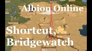 Albion Online  Caerleon to Bridgewatch fast almost safely [upl. by Nymrak]