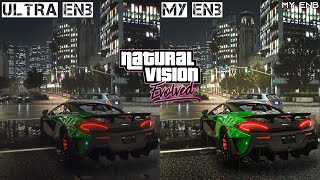 GTA V  4K NaturalVision Evolved  Ultra ENB Settings vs My ENB Settings Gameplay Comparison [upl. by Animsaj724]