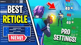 The BEST Reticle Settings In Fortnite Chapter 4 New Settings Explained [upl. by Geis106]