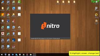 How to Edit PDF file  Nitro [upl. by Hillard600]